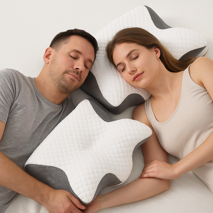 Butterfly Pillow - כרית אורטופדית לתמיכה מושלמת בצוואר ובעמוד השדרה